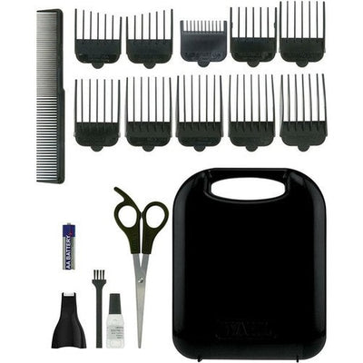 Wahl Hair Clipper Trimmer 18 Pcs Set High Carbon Steel Blade New