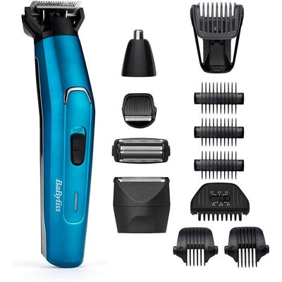 Babyliss Men 12 in 1 Grooming Kit Waterproof Face & Body Trimmer 120 Min Runtime