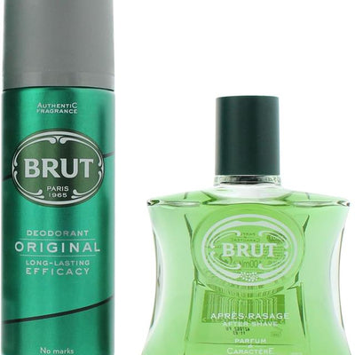 Brut Original Men Aftershave 100ml & Deodorant Spray 200ml