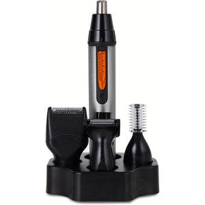 Carmen 4 in1 Nose Ear and Hair Trimmer with USB Cable Titanium