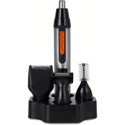 Carmen 4 in1 Nose Ear and Hair Trimmer with USB Cable Titanium