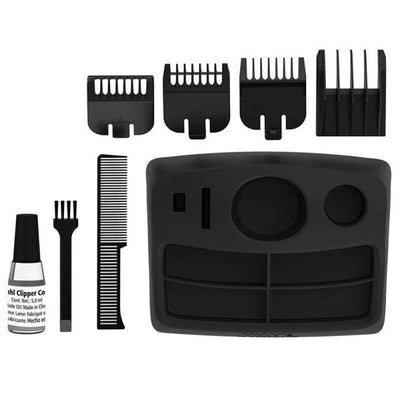 Wahl GroomEase Stubble & Beard Trimmer 9PCs Kit 5 Combs Cordless Rechargeable
